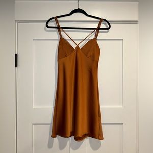 Urban Outfitters Copper mini dress EUC size xs